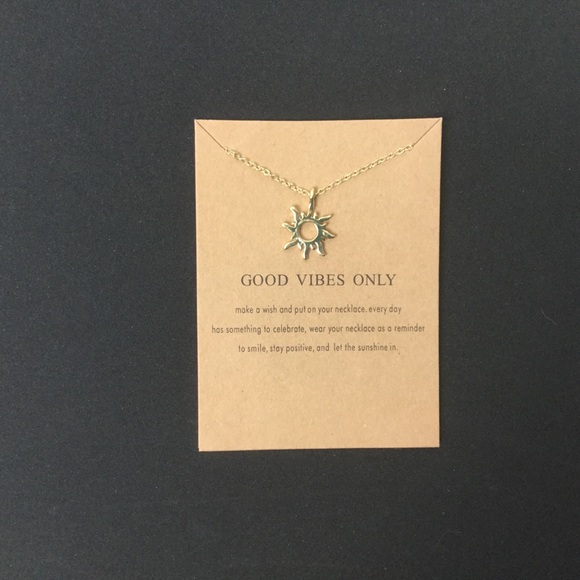 Gold 12k Plated Necklace 16” up to 18” Chain w/Sun - Picture 2 of 3